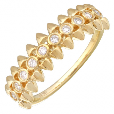 DIAMOND SPIKE RING