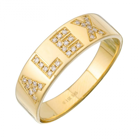 CUSTOM GOLD AND DIAMOND BAND