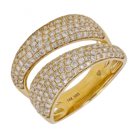 ASSYMETRICAL DIAMOND RING