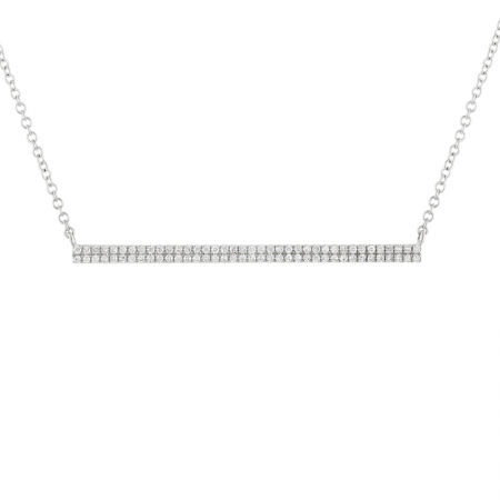 DIAMOND BAR NECKLACE