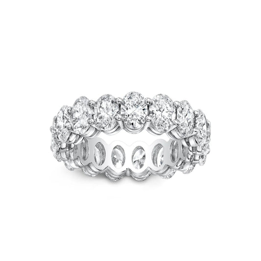 LAB GROWN OVAL DIAMOND ETERNITY BAND