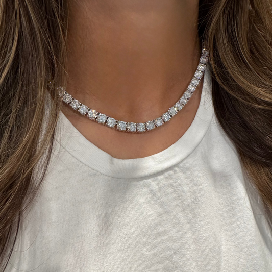 LAB DIAMOND TENNIS NECKLACE