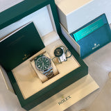 ROLEX OYSTER PERPETUAL GREEN DIAL 41MM