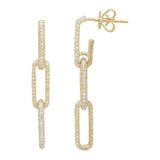 DIAMOND LINK EARRINGS