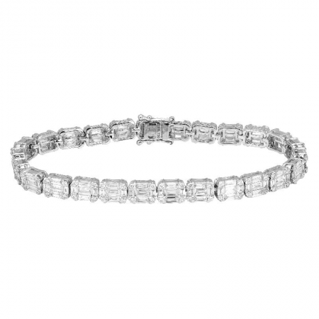 5.75 CT DIAMOND ILLUSION BRACELET
