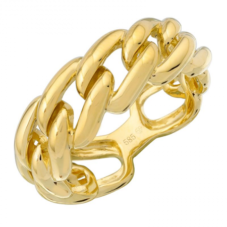 GOLD LINK RING