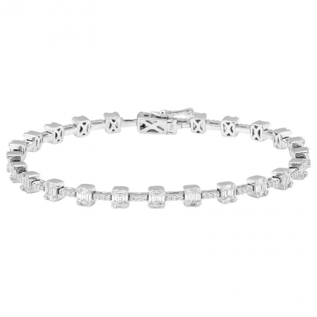 1.93 CT DIAMOND ILLUSION BRACELET