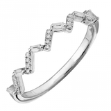 BAGUETTE ZIGZAG RING