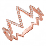 DIAMOND HEARTBEAT RING