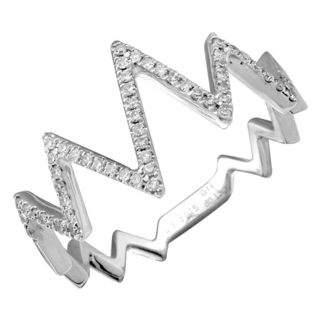 DIAMOND HEARTBEAT RING