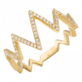 DIAMOND HEARTBEAT RING