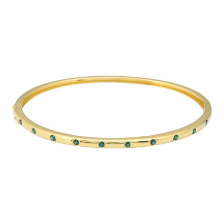 EMERALD INLAY BANGLE