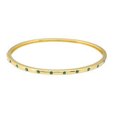 EMERALD INLAY BANGLE