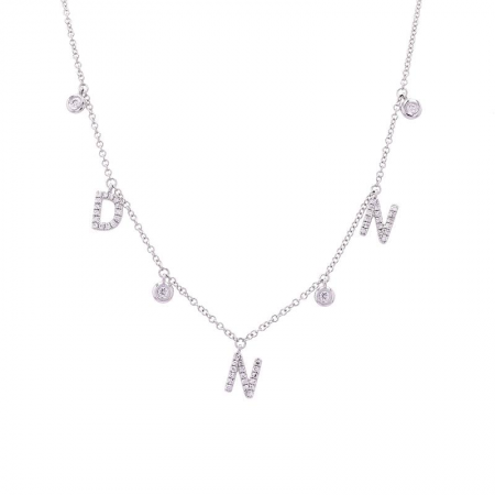CUSTOM NAME DIAMOND NECKLACE