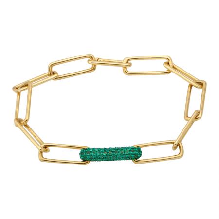 EMERALD LINK BRACELET