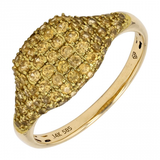 YELLOW SAPPHIRE SIGNET RING