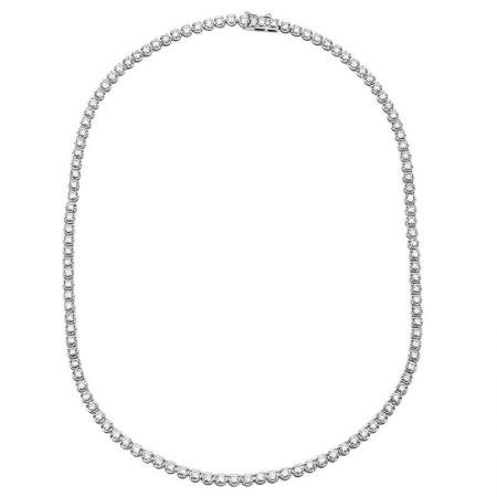 10 CT NATURAL DIAMOND TENNIS NECKLACE