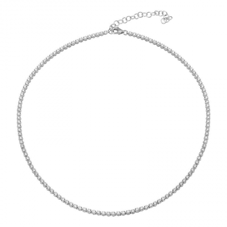 2 CT NATURAL DIAMOND TENNIS NECKLACE