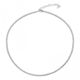 2 CT NATURAL DIAMOND TENNIS NECKLACE