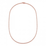 2.40 CT NATURAL DIAMOND TENNIS NECKLACE