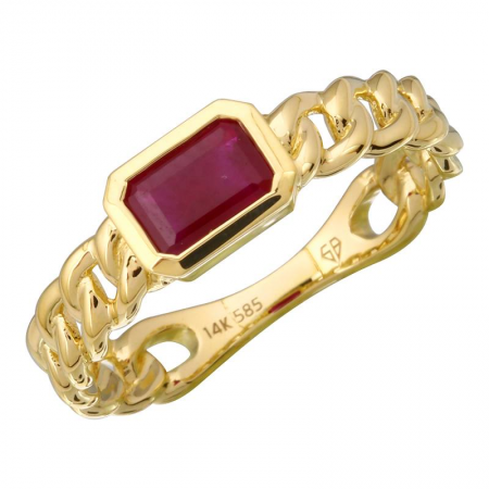 RUBY LINK RING