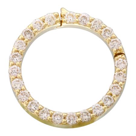 DIAMOND CIRCLE CHARM