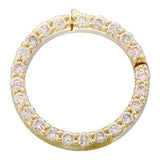 DIAMOND CIRCLE CHARM