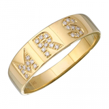 CUSTOM GOLD AND DIAMOND BAND