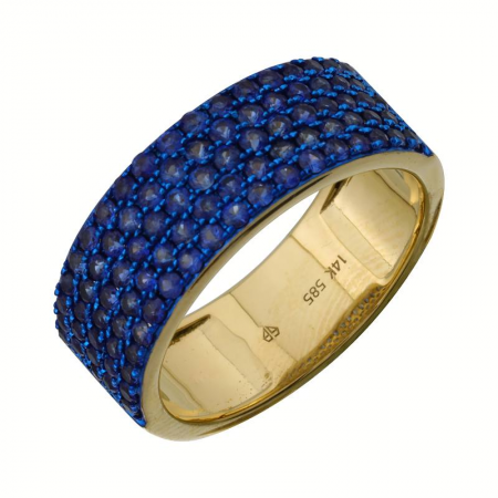 BLUE SAPPHIRE CIGAR BAND