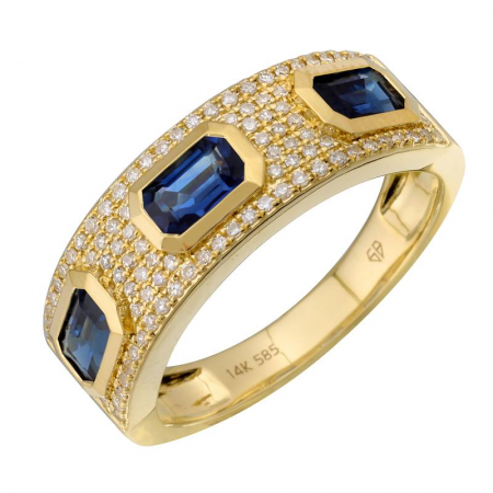 TRIPLE SAPPHIRE RING