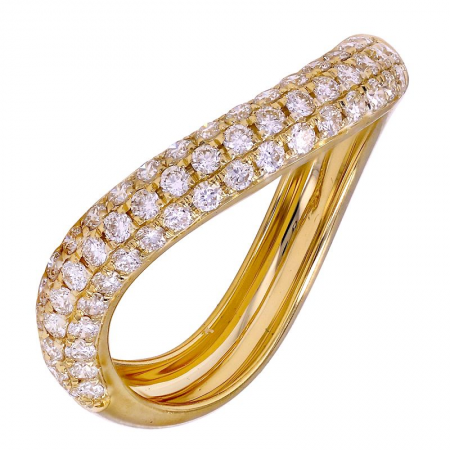 WAVE DIAMOND RING