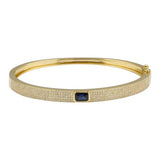 SAPPHIRE DIAMOND BANGLE