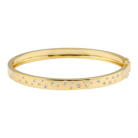 SCATTERED DIAMOND BANGLE