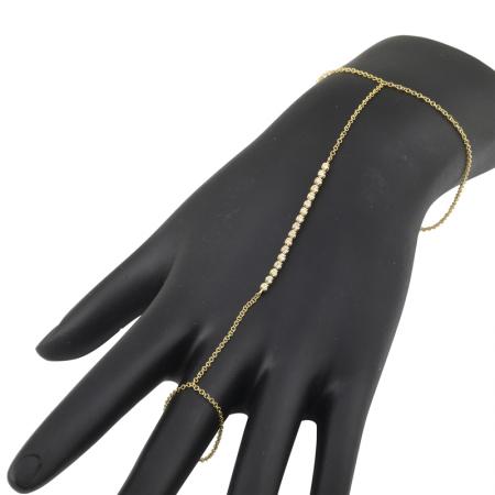 DIAMOND ROW HAND CHAIN