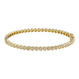 HEART SHAPED MOUNT BANGLE