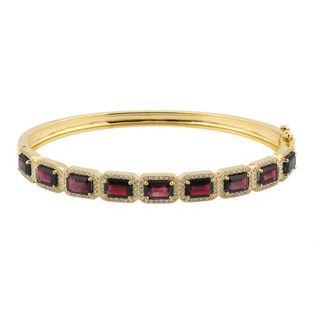 THICK RUBY BANGLE