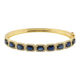 THICK SAPPHIRE BANGLE