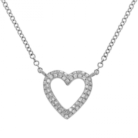SMALL OPEN HEART NECKLACE