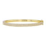 4 ROW PAVE BANGLE