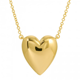 LIGHTWEIGHT GOLD HEART NECKLACE
