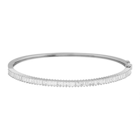 BAGUETTE DIAMOND BANGLE