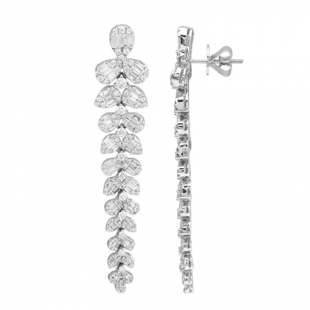 DIAMOND PEAR DROP EARRINGS