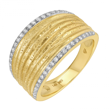 SAND FINISHED DIAMOND RING