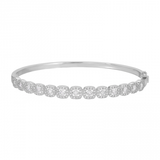 CUSHION DIAMOND BANGLE