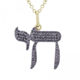 BLACK DIAMOND CHAI NECKLACE