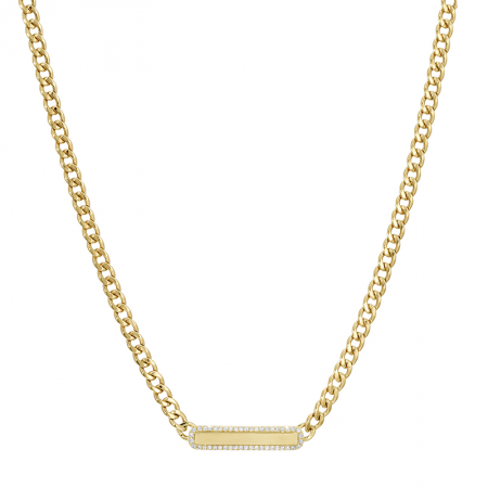 ID TAG CUBAN LINK NECKLACE