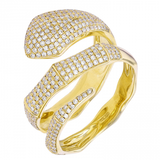 DIAMOND SNAKE WRAP RING