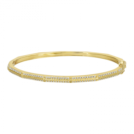 GEOMETRIC DIAMOND BANGLE