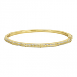 GEOMETRIC DIAMOND BANGLE