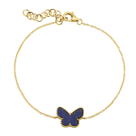 LAPIS BUTTERFLY BRACELET